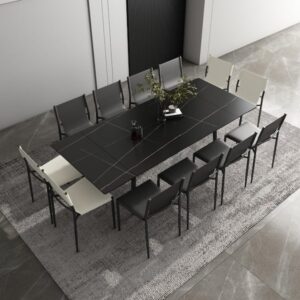 Marble-Top Dining Table