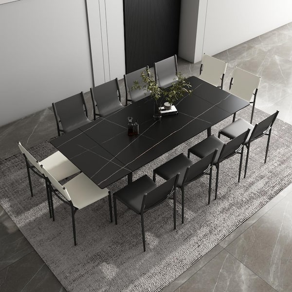 Marble-Top Dining Table