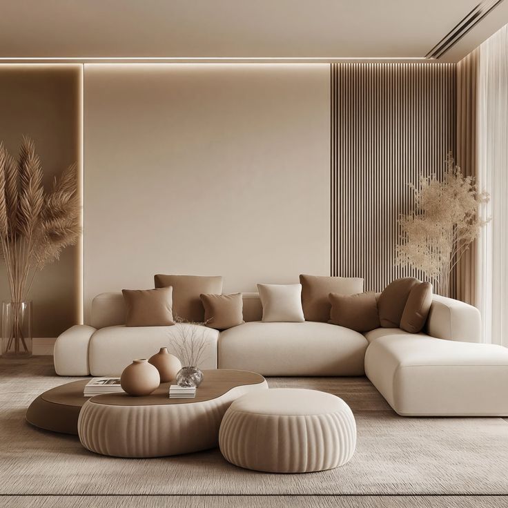 Curved Modular Sofa Set